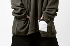 画像をギャラリービューアに読み込む, A.F ARTEFACT OVERSIZED KNIT PULLOVER TOP (KHAKI)