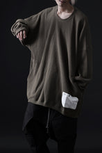 画像をギャラリービューアに読み込む, A.F ARTEFACT OVERSIZED KNIT PULLOVER TOP (KHAKI)