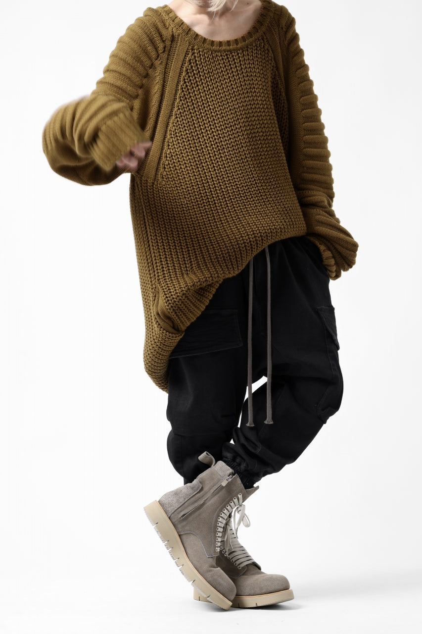 画像をギャラリービューアに読み込む, A.F ARTEFACT EASY SARROUEL CARGO PANTS / HI-STRETCH DENIM (BLACK)