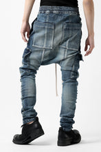 画像をギャラリービューアに読み込む, A.F ARTEFACT -FADED- DENIM SARROUEL CARGO SKINNY (BLUE)