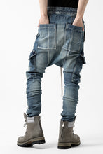 画像をギャラリービューアに読み込む, A.F ARTEFACT -FADED- DENIM SARROUEL CARGO SKINNY (BLUE)