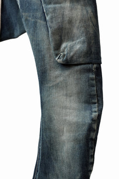 画像をギャラリービューアに読み込む, A.F ARTEFACT -FADED- DENIM SARROUEL CARGO SKINNY (BLUE)