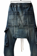 画像をギャラリービューアに読み込む, A.F ARTEFACT -FADED- DENIM SARROUEL CARGO SKINNY (BLUE)
