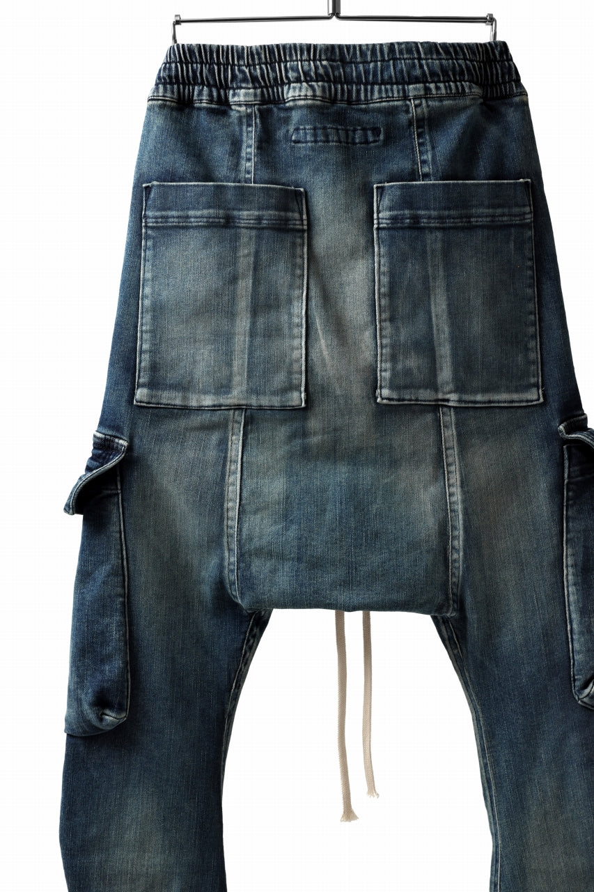 画像をギャラリービューアに読み込む, A.F ARTEFACT -FADED- DENIM SARROUEL CARGO SKINNY (BLUE)