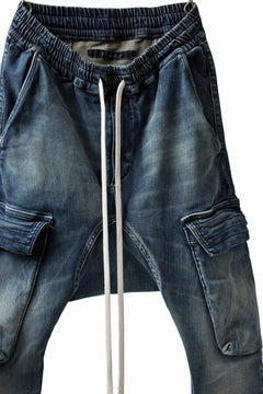 画像をギャラリービューアに読み込む, A.F ARTEFACT -FADED- DENIM SARROUEL CARGO SKINNY (BLUE)