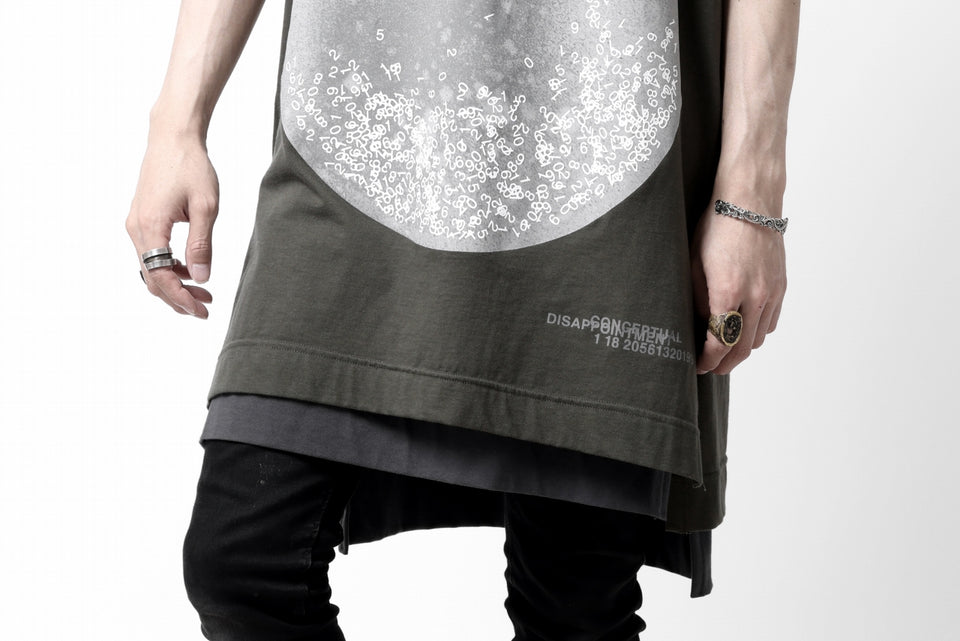 Load image into Gallery viewer, A.F ARTEFACT CREW NECK TEE / ABSTRACT PRINT Ver. (KHAKI)
