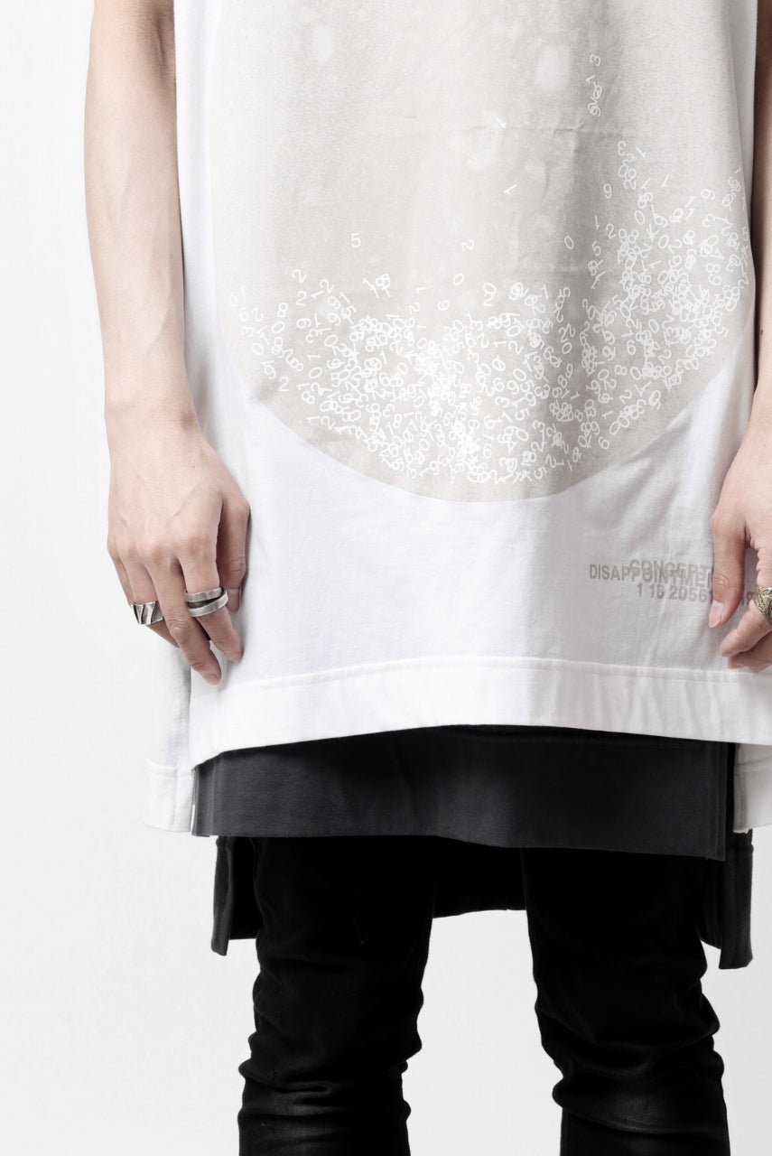 Load image into Gallery viewer, A.F ARTEFACT CREW NECK TEE / ABSTRACT PRINT Ver. (WHITE)