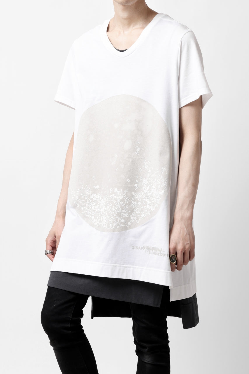 Load image into Gallery viewer, A.F ARTEFACT CREW NECK TEE / ABSTRACT PRINT Ver. (WHITE)