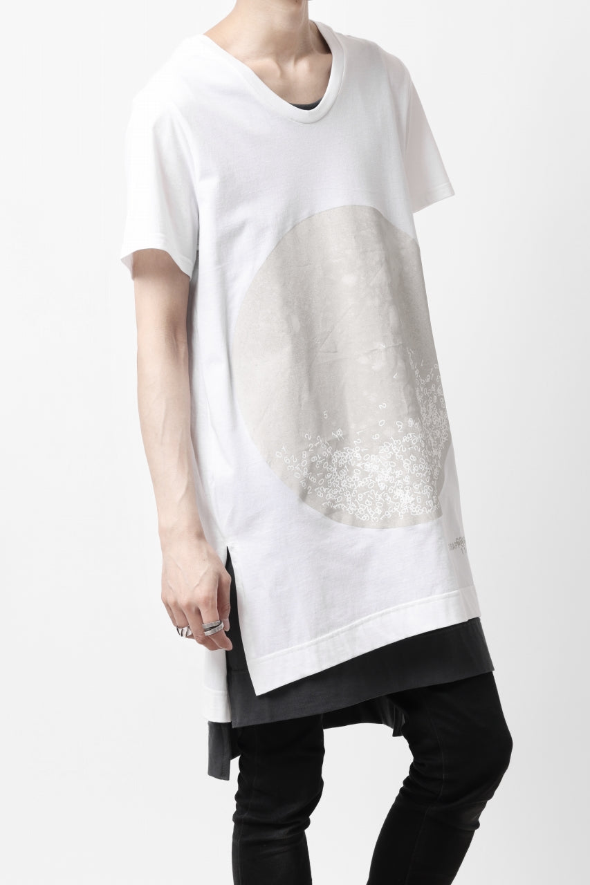 Load image into Gallery viewer, A.F ARTEFACT CREW NECK TEE / ABSTRACT PRINT Ver. (WHITE)