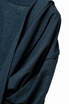 画像をギャラリービューアに読み込む, A.F ARTEFACT OVER SIZED DOLMAN TEE / SLAB JERSEY (BLUE)