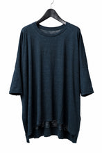 画像をギャラリービューアに読み込む, A.F ARTEFACT OVER SIZED DOLMAN TEE / SLAB JERSEY (BLUE)