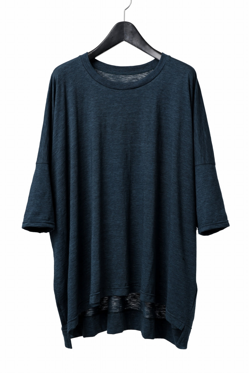 画像をギャラリービューアに読み込む, A.F ARTEFACT OVER SIZED DOLMAN TEE / SLAB JERSEY (BLUE)