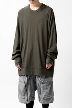画像をギャラリービューアに読み込む, A.F ARTEFACT -HEATHER- DOLMAN LOOSEY TOPS / SLAB JERSEY (KHAKI)