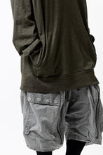 画像をギャラリービューアに読み込む, A.F ARTEFACT -HEATHER- DOLMAN LOOSEY TOPS / SLAB JERSEY (KHAKI)