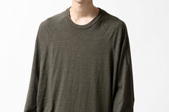 画像をギャラリービューアに読み込む, A.F ARTEFACT -HEATHER- DOLMAN LOOSEY TOPS / SLAB JERSEY (KHAKI)