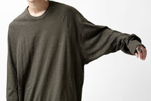 画像をギャラリービューアに読み込む, A.F ARTEFACT -HEATHER- DOLMAN LOOSEY TOPS / SLAB JERSEY (KHAKI)