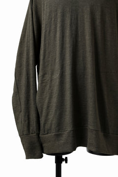 画像をギャラリービューアに読み込む, A.F ARTEFACT -HEATHER- DOLMAN LOOSEY TOPS / SLAB JERSEY (KHAKI)