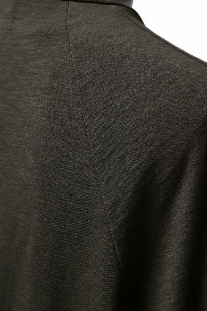 画像をギャラリービューアに読み込む, A.F ARTEFACT -HEATHER- DOLMAN LOOSEY TOPS / SLAB JERSEY (KHAKI)