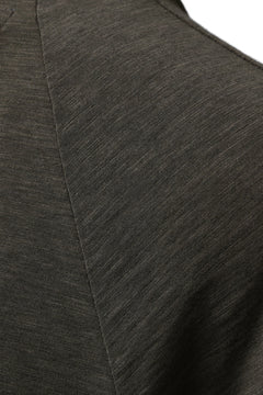 画像をギャラリービューアに読み込む, A.F ARTEFACT -HEATHER- DOLMAN LOOSEY TOPS / SLAB JERSEY (KHAKI)