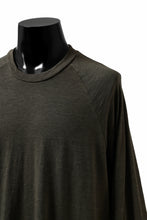 画像をギャラリービューアに読み込む, A.F ARTEFACT -HEATHER- DOLMAN LOOSEY TOPS / SLAB JERSEY (KHAKI)