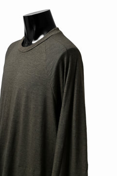 画像をギャラリービューアに読み込む, A.F ARTEFACT -HEATHER- DOLMAN LOOSEY TOPS / SLAB JERSEY (KHAKI)