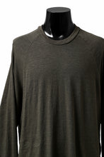 画像をギャラリービューアに読み込む, A.F ARTEFACT -HEATHER- DOLMAN LOOSEY TOPS / SLAB JERSEY (KHAKI)