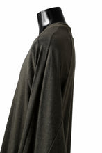 画像をギャラリービューアに読み込む, A.F ARTEFACT -HEATHER- DOLMAN LOOSEY TOPS / SLAB JERSEY (KHAKI)