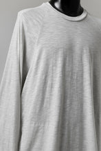 画像をギャラリービューアに読み込む, A.F ARTEFACT -HEATHER- DOLMAN LOOSEY TOPS / SLAB JERSEY (L.GREY)