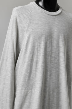 画像をギャラリービューアに読み込む, A.F ARTEFACT -HEATHER- DOLMAN LOOSEY TOPS / SLAB JERSEY (L.GREY)