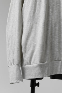 画像をギャラリービューアに読み込む, A.F ARTEFACT -HEATHER- DOLMAN LOOSEY TOPS / SLAB JERSEY (L.GREY)