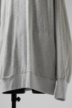 画像をギャラリービューアに読み込む, A.F ARTEFACT -HEATHER- DOLMAN LOOSEY TOPS / SLAB JERSEY (L.GREY)