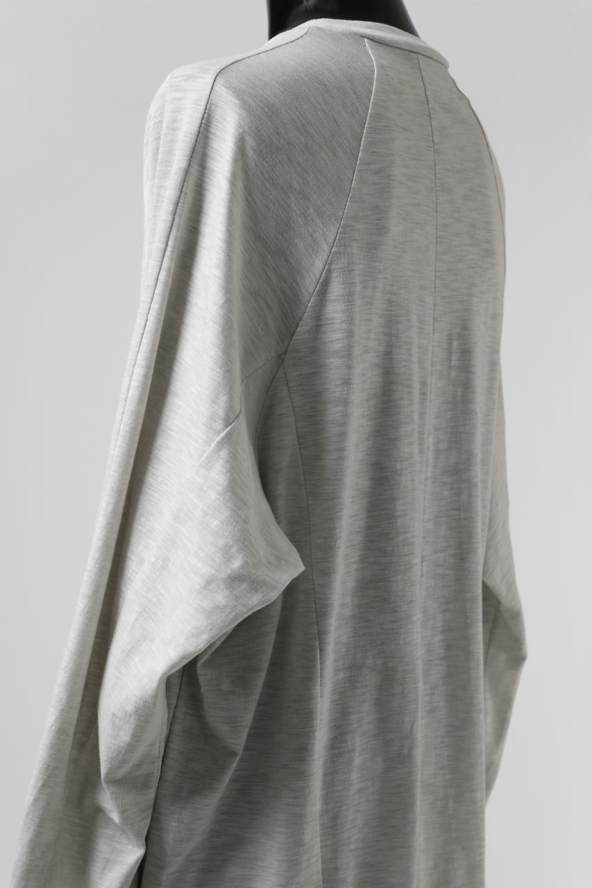 画像をギャラリービューアに読み込む, A.F ARTEFACT -HEATHER- DOLMAN LOOSEY TOPS / SLAB JERSEY (L.GREY)