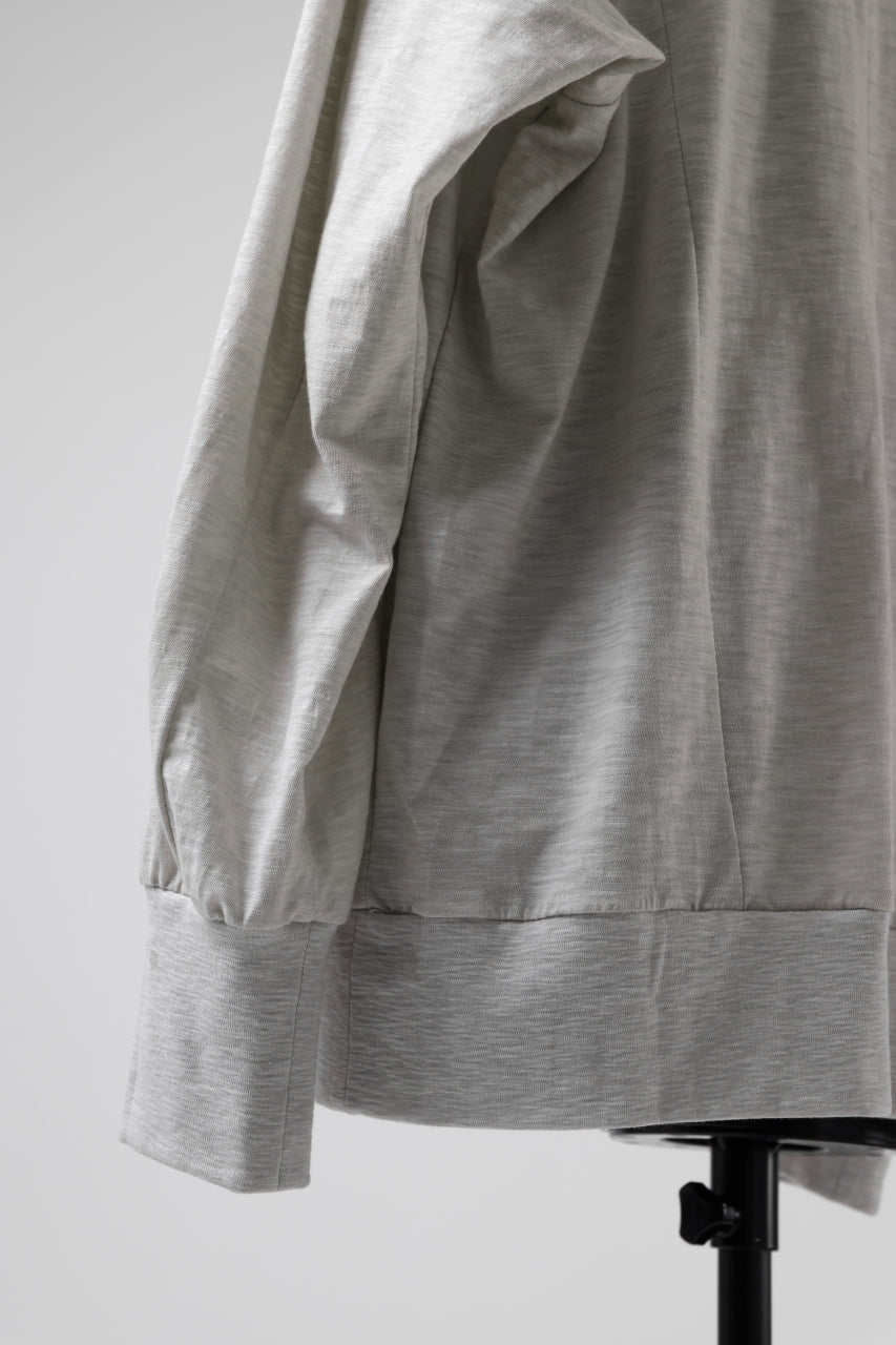 画像をギャラリービューアに読み込む, A.F ARTEFACT -HEATHER- DOLMAN LOOSEY TOPS / SLAB JERSEY (L.GREY)