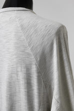 画像をギャラリービューアに読み込む, A.F ARTEFACT -HEATHER- DOLMAN LOOSEY TOPS / SLAB JERSEY (L.GREY)