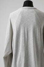 画像をギャラリービューアに読み込む, A.F ARTEFACT -HEATHER- DOLMAN LOOSEY TOPS / SLAB JERSEY (L.GREY)