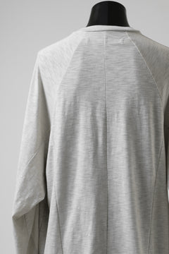 画像をギャラリービューアに読み込む, A.F ARTEFACT -HEATHER- DOLMAN LOOSEY TOPS / SLAB JERSEY (L.GREY)