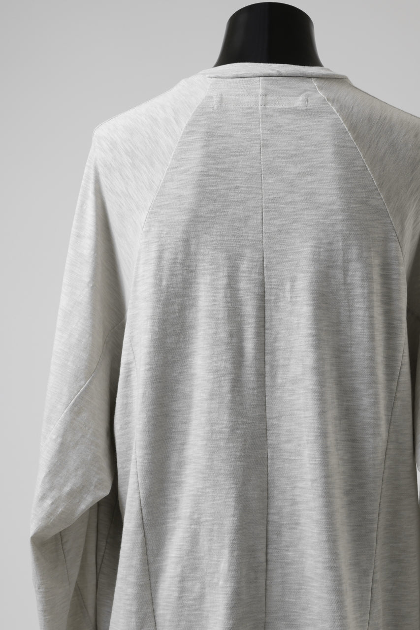 画像をギャラリービューアに読み込む, A.F ARTEFACT -HEATHER- DOLMAN LOOSEY TOPS / SLAB JERSEY (L.GREY)