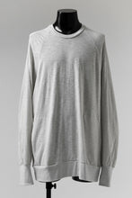 画像をギャラリービューアに読み込む, A.F ARTEFACT -HEATHER- DOLMAN LOOSEY TOPS / SLAB JERSEY (L.GREY)