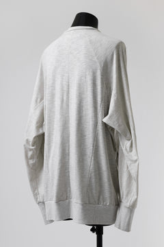 画像をギャラリービューアに読み込む, A.F ARTEFACT -HEATHER- DOLMAN LOOSEY TOPS / SLAB JERSEY (L.GREY)