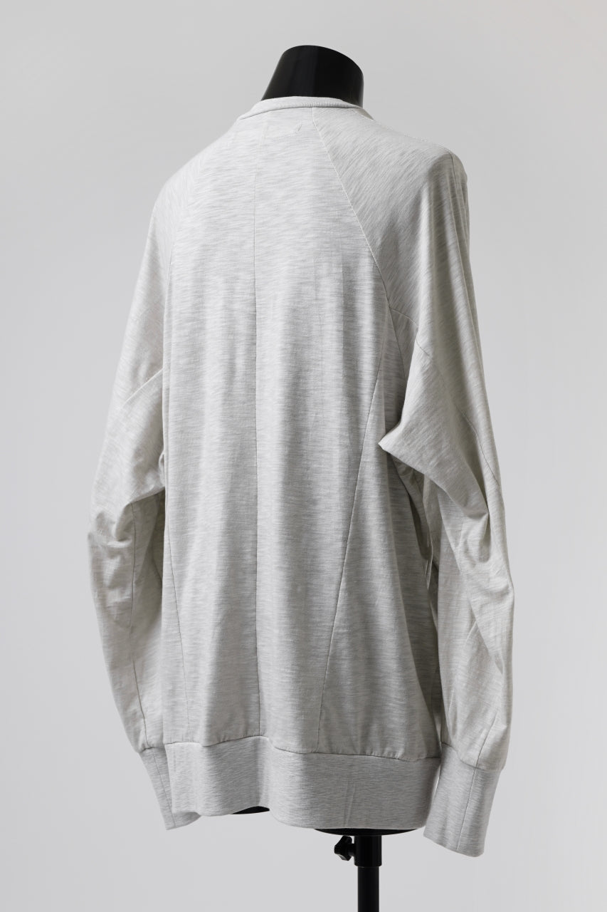 画像をギャラリービューアに読み込む, A.F ARTEFACT -HEATHER- DOLMAN LOOSEY TOPS / SLAB JERSEY (L.GREY)