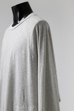 画像をギャラリービューアに読み込む, A.F ARTEFACT -HEATHER- DOLMAN LOOSEY TOPS / SLAB JERSEY (L.GREY)