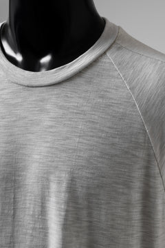 画像をギャラリービューアに読み込む, A.F ARTEFACT -HEATHER- DOLMAN LOOSEY TOPS / SLAB JERSEY (L.GREY)
