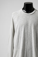 画像をギャラリービューアに読み込む, A.F ARTEFACT -HEATHER- DOLMAN LOOSEY TOPS / SLAB JERSEY (L.GREY)