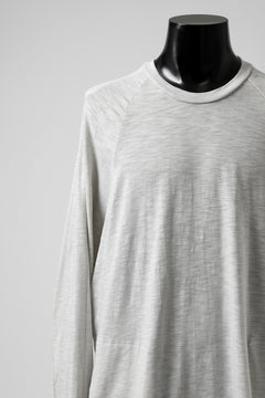 画像をギャラリービューアに読み込む, A.F ARTEFACT -HEATHER- DOLMAN LOOSEY TOPS / SLAB JERSEY (L.GREY)