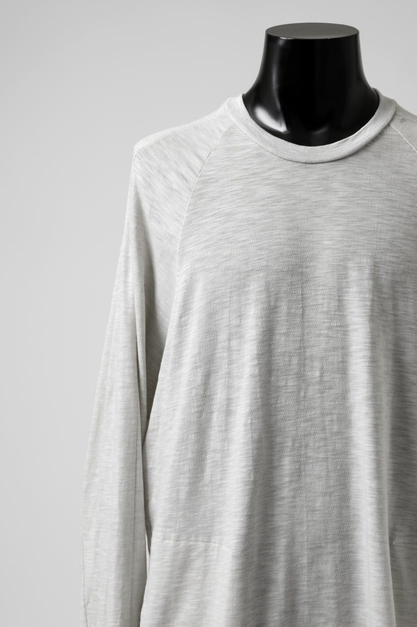 画像をギャラリービューアに読み込む, A.F ARTEFACT -HEATHER- DOLMAN LOOSEY TOPS / SLAB JERSEY (L.GREY)