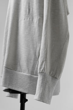 画像をギャラリービューアに読み込む, A.F ARTEFACT -HEATHER- DOLMAN LOOSEY TOPS / SLAB JERSEY (L.GREY)