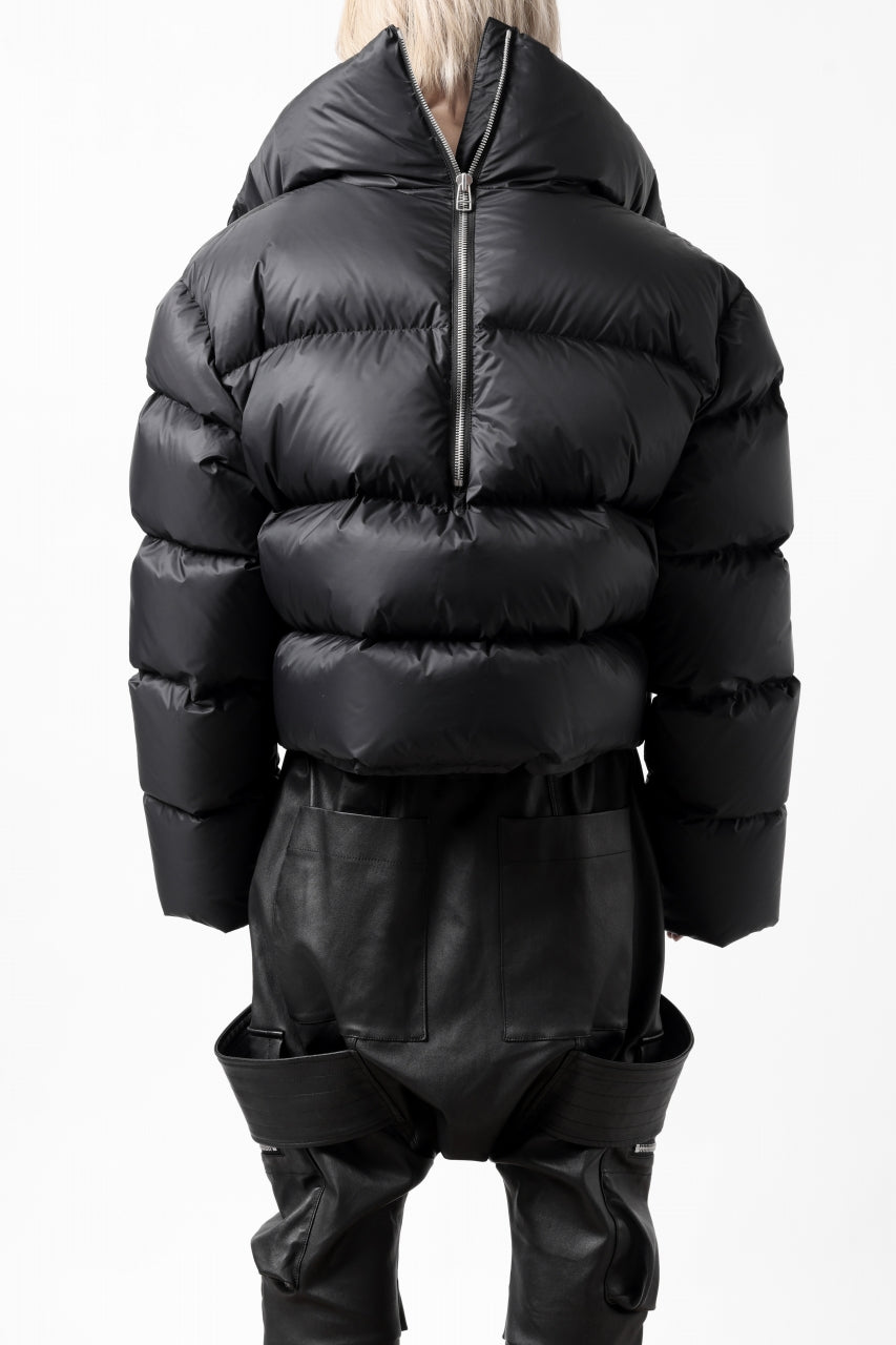 画像をギャラリービューアに読み込む, A.F ARTEFACT HIGH-NECK SHORT DOWN JACKET (BLACK)