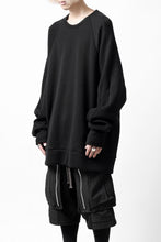 画像をギャラリービューアに読み込む, A.F ARTEFACT DOLMAN PULLOVER / COTTON KNIT (BLACK)