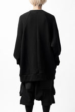 画像をギャラリービューアに読み込む, A.F ARTEFACT DOLMAN PULLOVER / COTTON KNIT (BLACK)