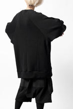 画像をギャラリービューアに読み込む, A.F ARTEFACT DOLMAN PULLOVER / COTTON KNIT (BLACK)